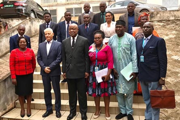 The Minister of Arts and Culture today granted an audience to Mr. Olivier Guillaume BÉER